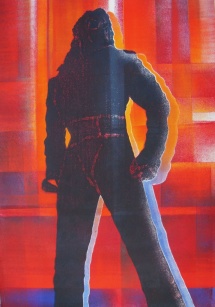 Michael Jackson - XI, Schablonendruck, 2011, 50x75